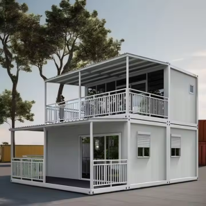 OKPREFAB Ready Made Duplex Container House Casa Prefabricada PVC Villar Modular House Prefabricated Homes Villas