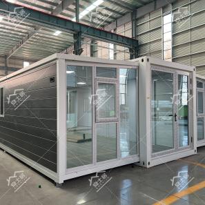 40Ft Prefab Houses Flat Modern Forest Camp Cabin 