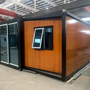 20FT Red Wood Grain Container House