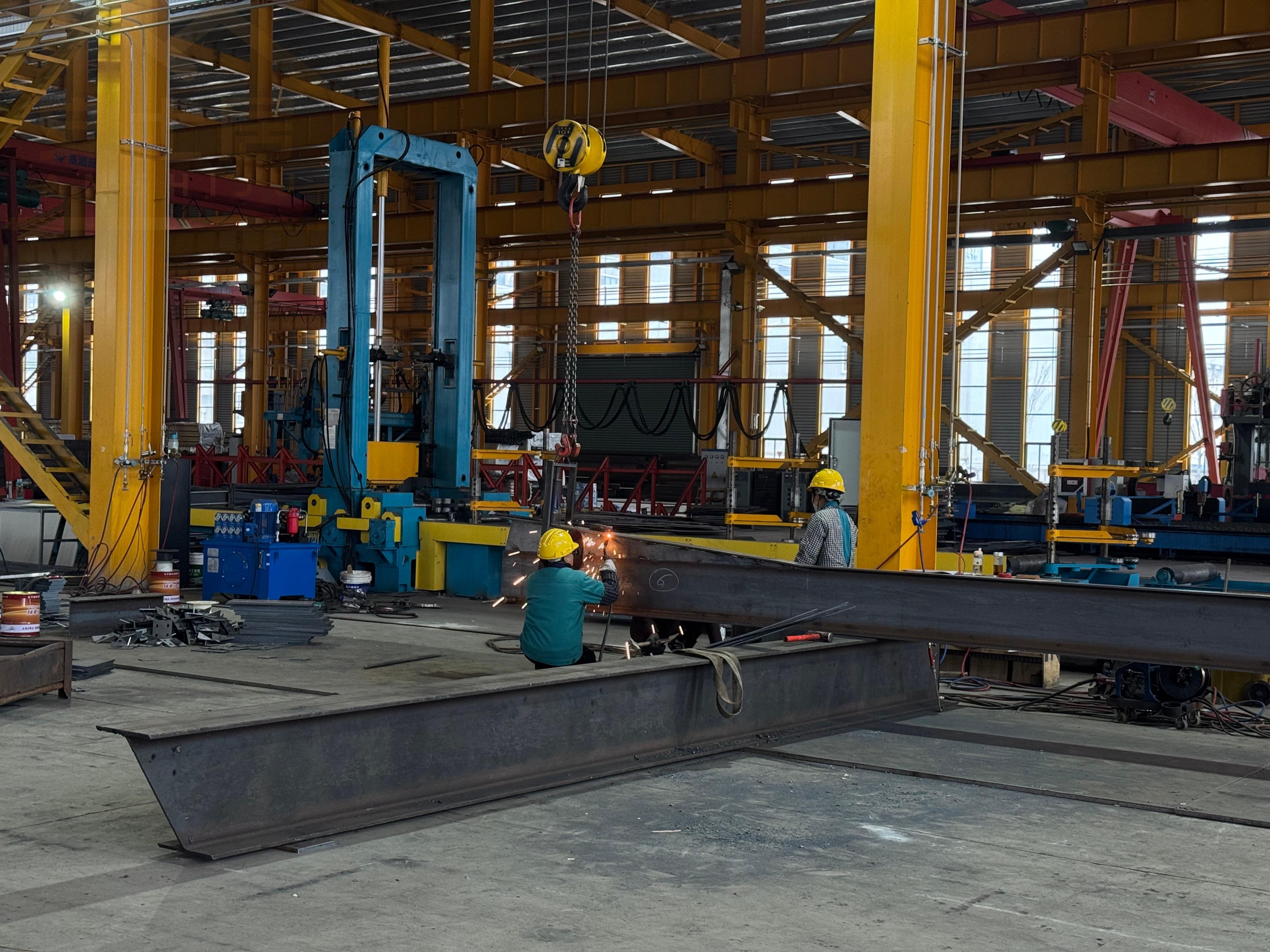 Steel Structure Factory with Advanced Production Line