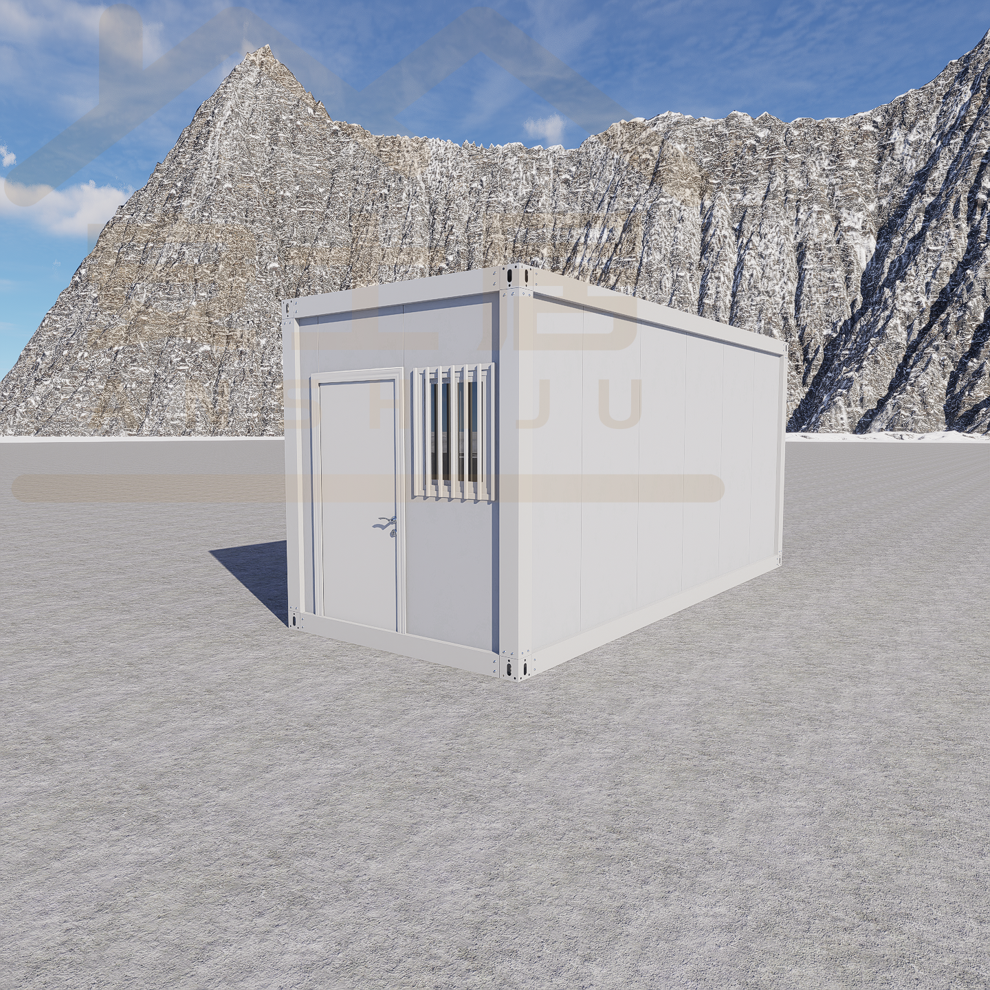 Modular Container Housing for Government Reconstruction Projects